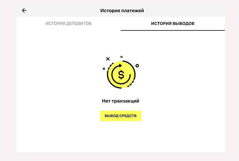 История платежей на сайте казино Stawki.bet