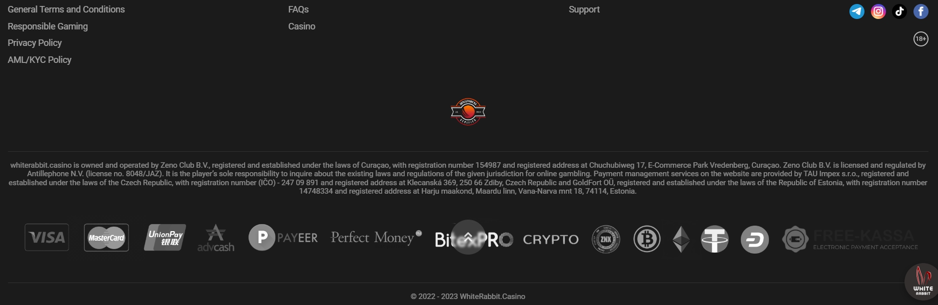Интерфейс слота White Rabbit