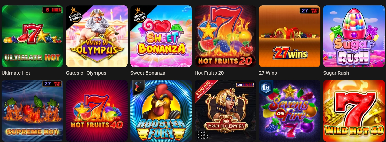 Игровые автоматы в казино Stawki.bet