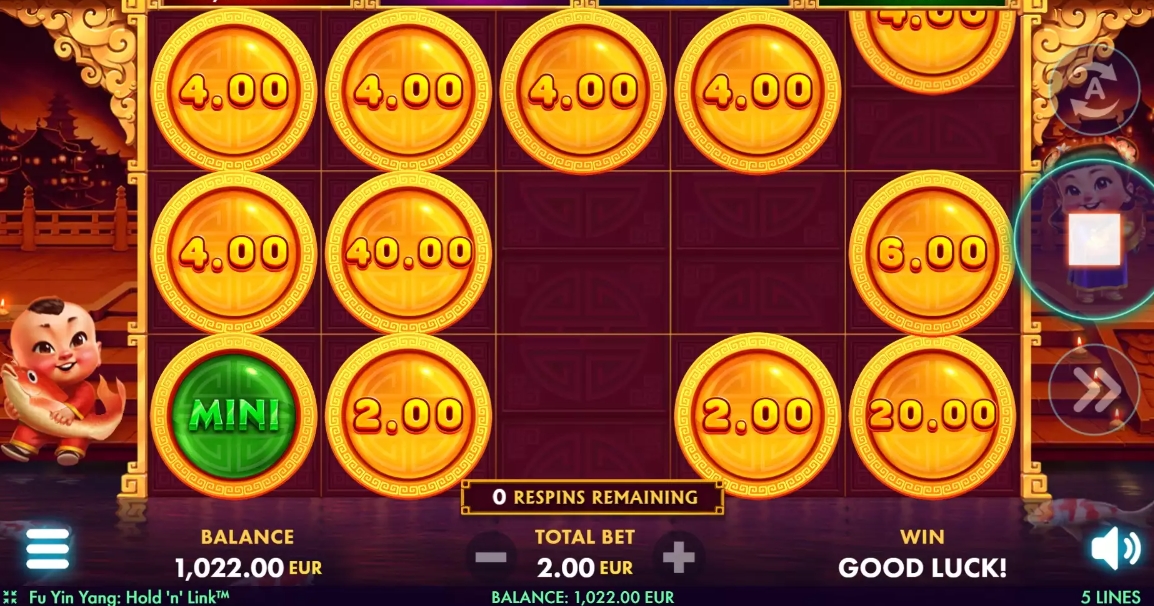 Бонусная игра в слоте Fu Yin Yang 