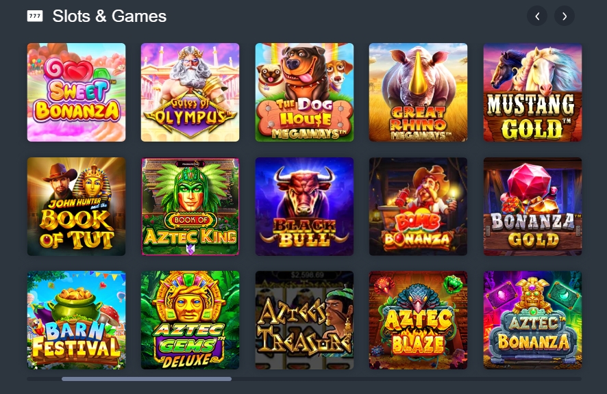 Игровые автоматы в казино Vodds