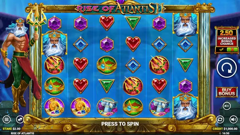 Слот недели — Rise of Atlantis 2 от Blueprint Gaming