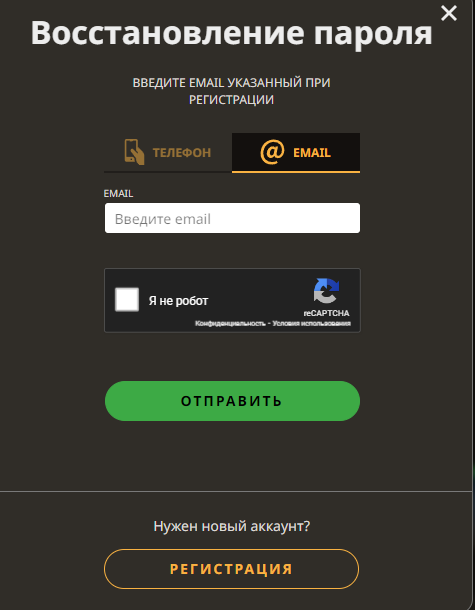 способы входа в Play Fortuna