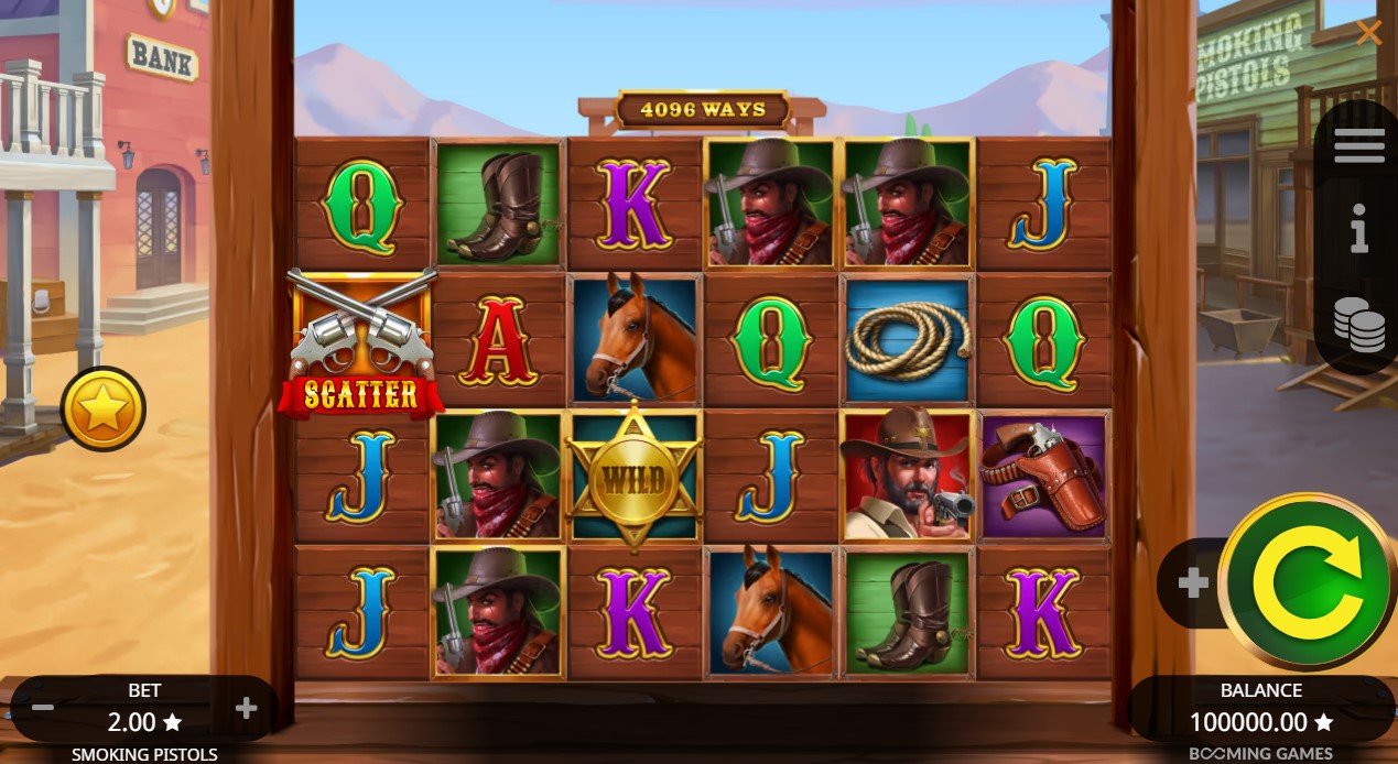 Smoking Pistols от Booming Games