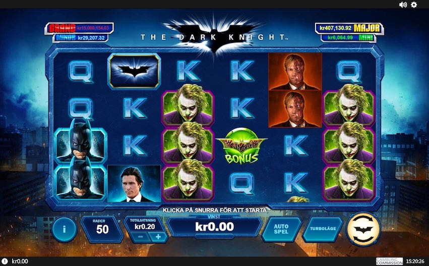 The Dark Knight от Playtech