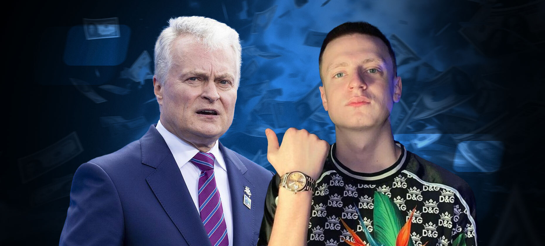 Президент Литвы передал привет казино-стримеру, который обещал заплатить за это 80 млн гривен