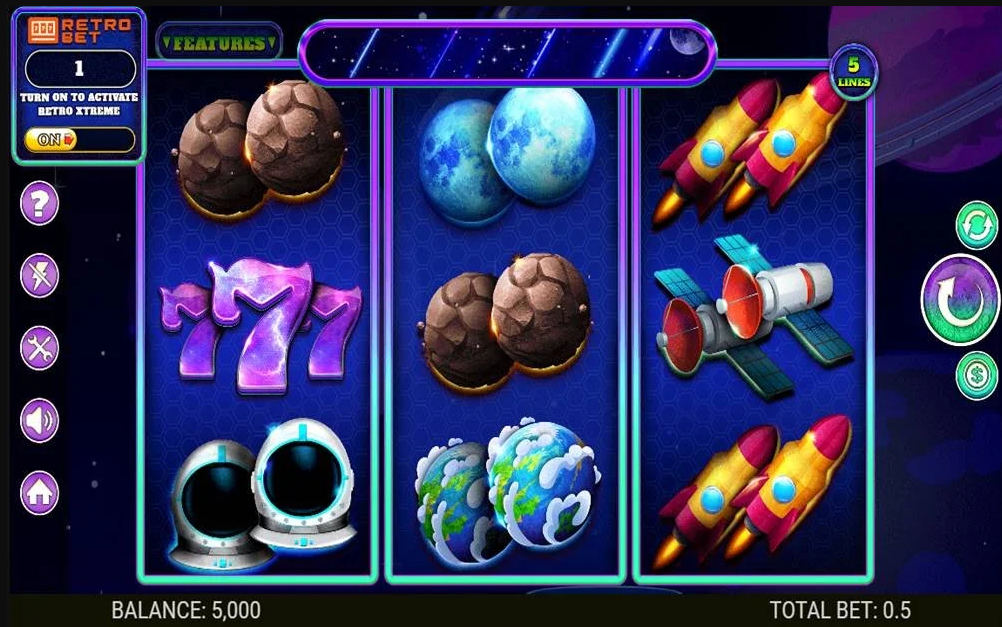 777 Space Retro Gaming
