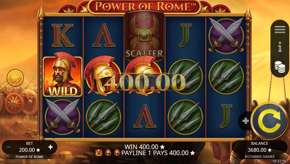 Power of Rome Booming Games