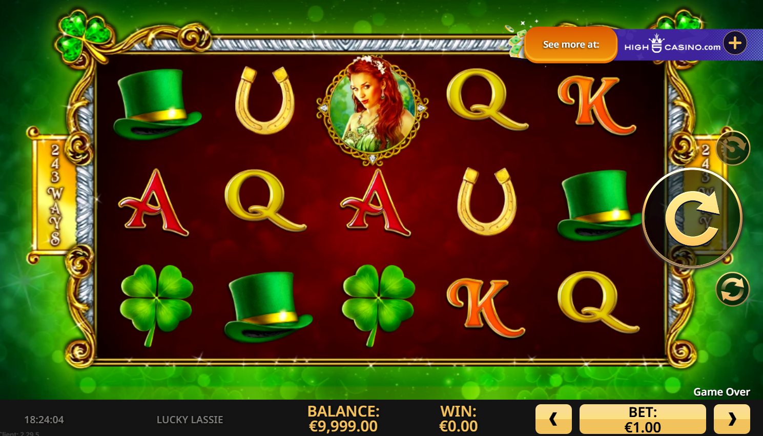 Lucky Lassie High 5 Games