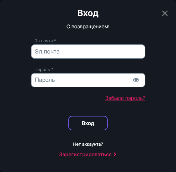 Вход в личный кабинет Miu Casino