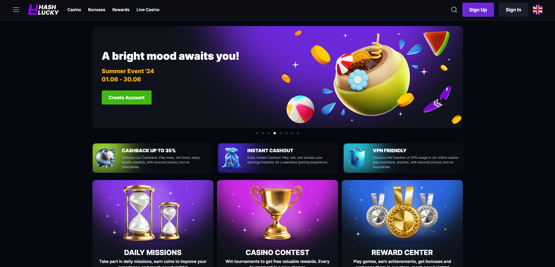 казино HashLucky