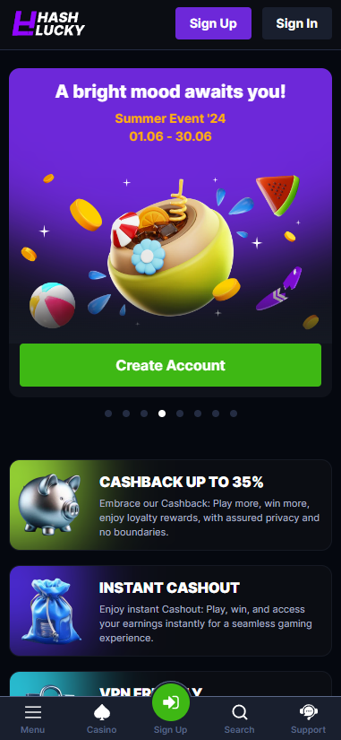 казино HashLucky
