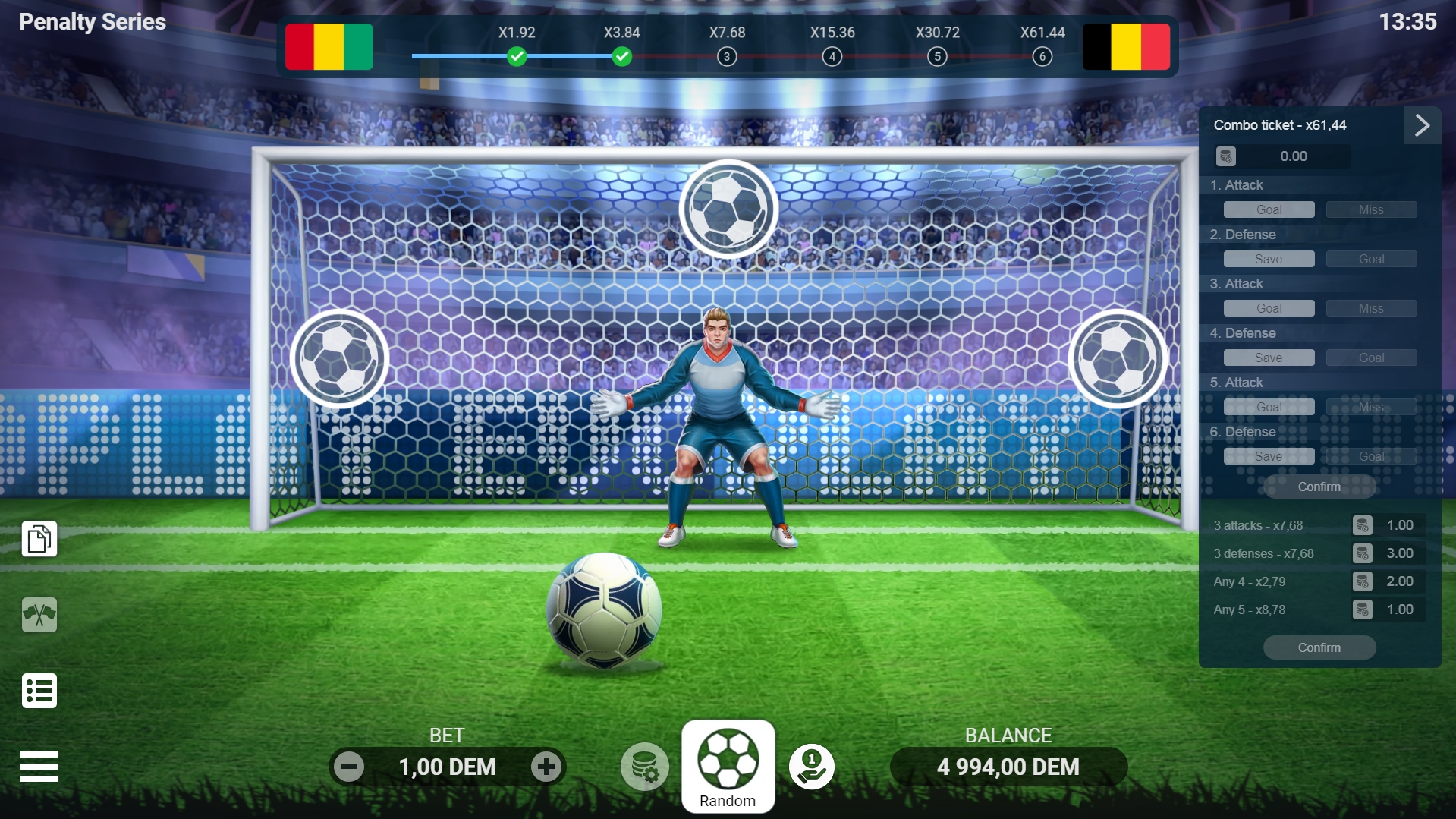Penalty Series