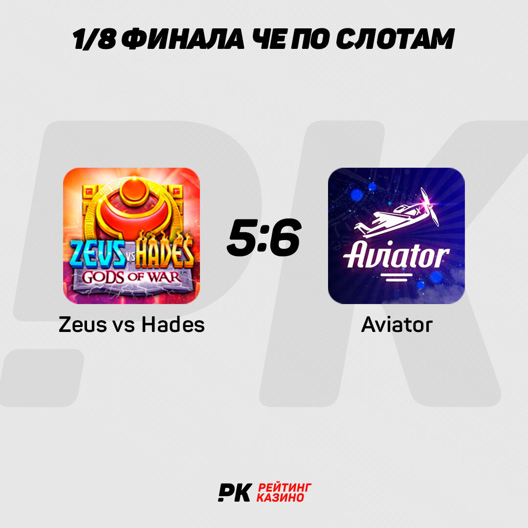 Zeus vs Hades - Aviator 5:6