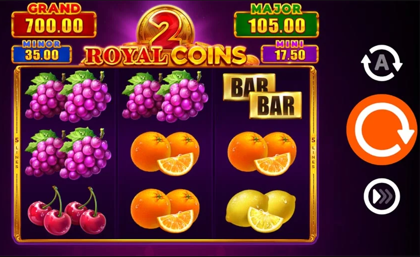Play Royal Coins 2: Hold and Win