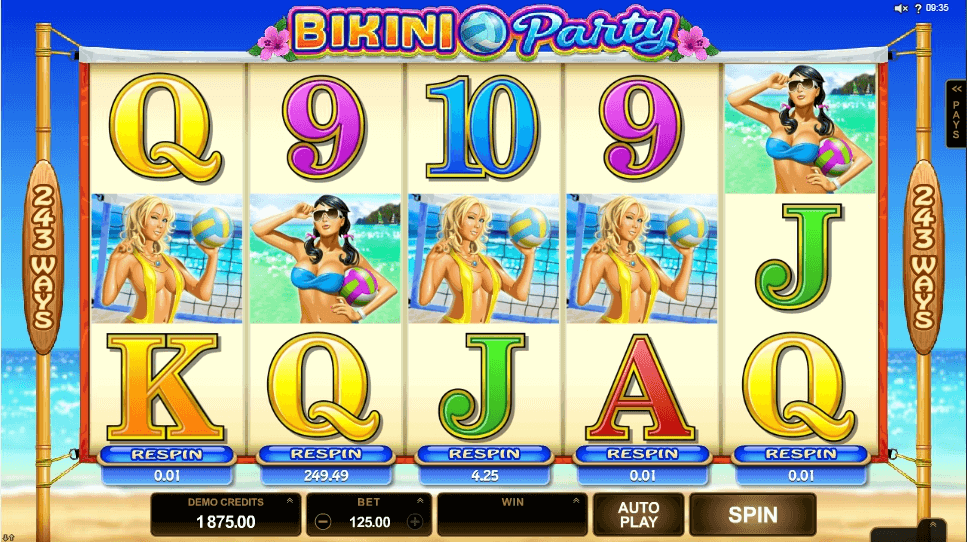 Bikini Party от Microgaming