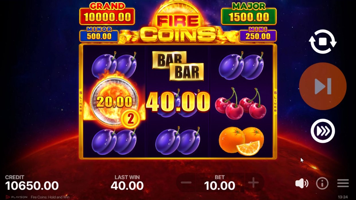 Fire Coins Hold and Win