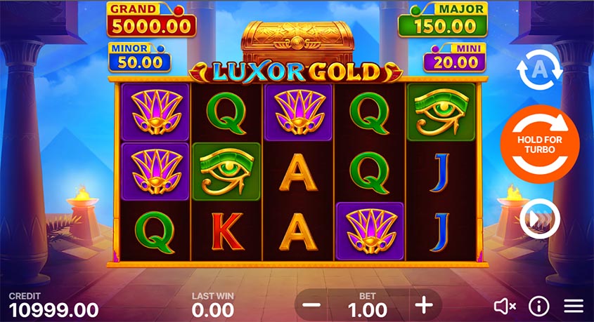 Luxor Gold Hold and Win