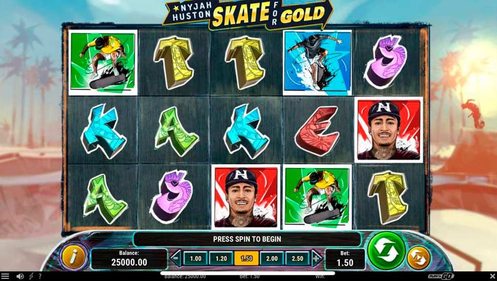 Nyjah Huston - Skate For Gold от Play`n Go