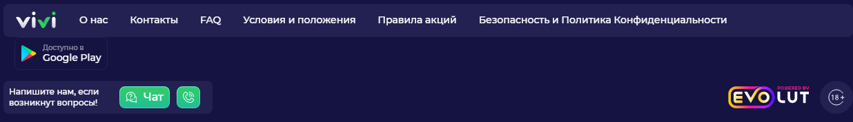 Vivi casino UZ