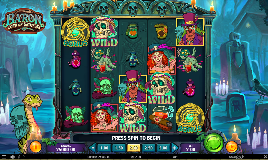 Слот недели - Baron Lord of Saturday от Play’n G