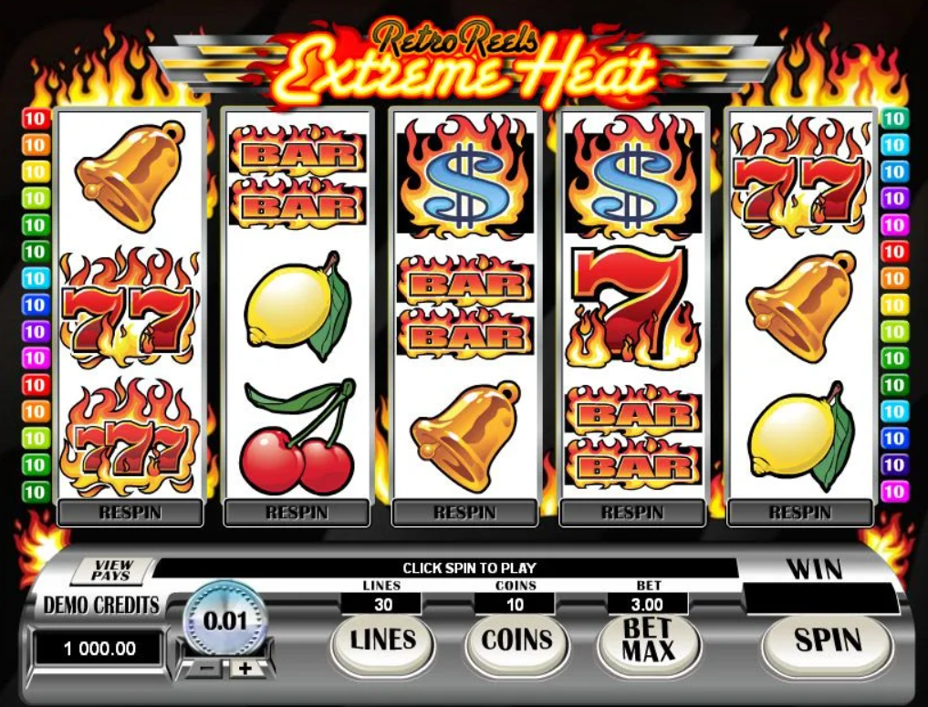 Retro Reels Extreme Heat (Microgaming