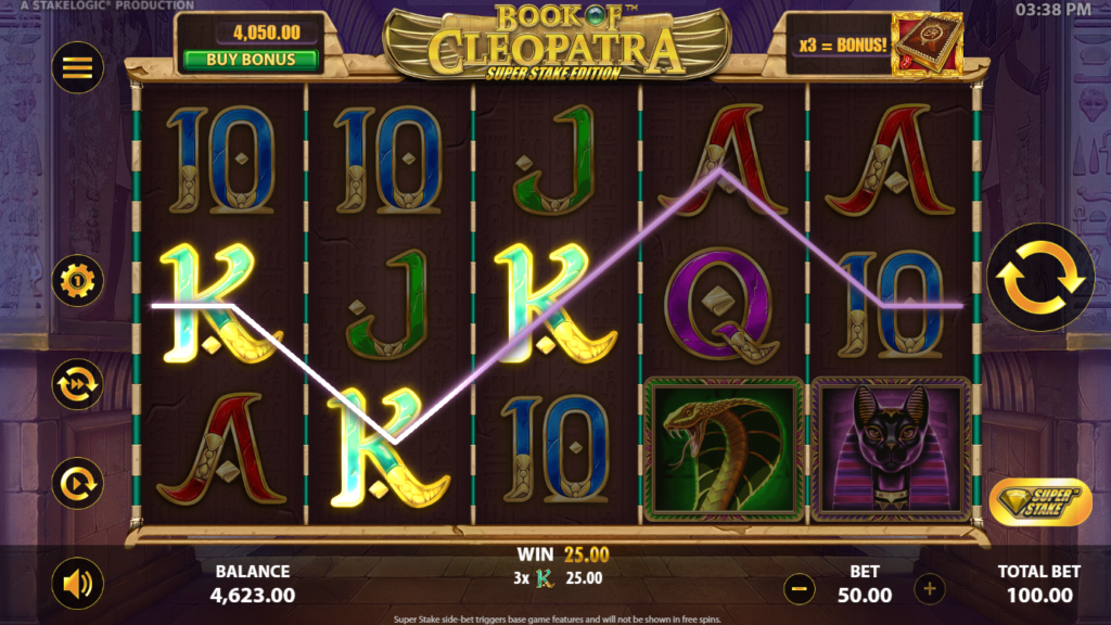 Book of Cleopatra (StakeLogic)