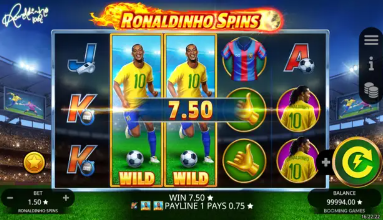 Ronaldinho Spins (Booming Games