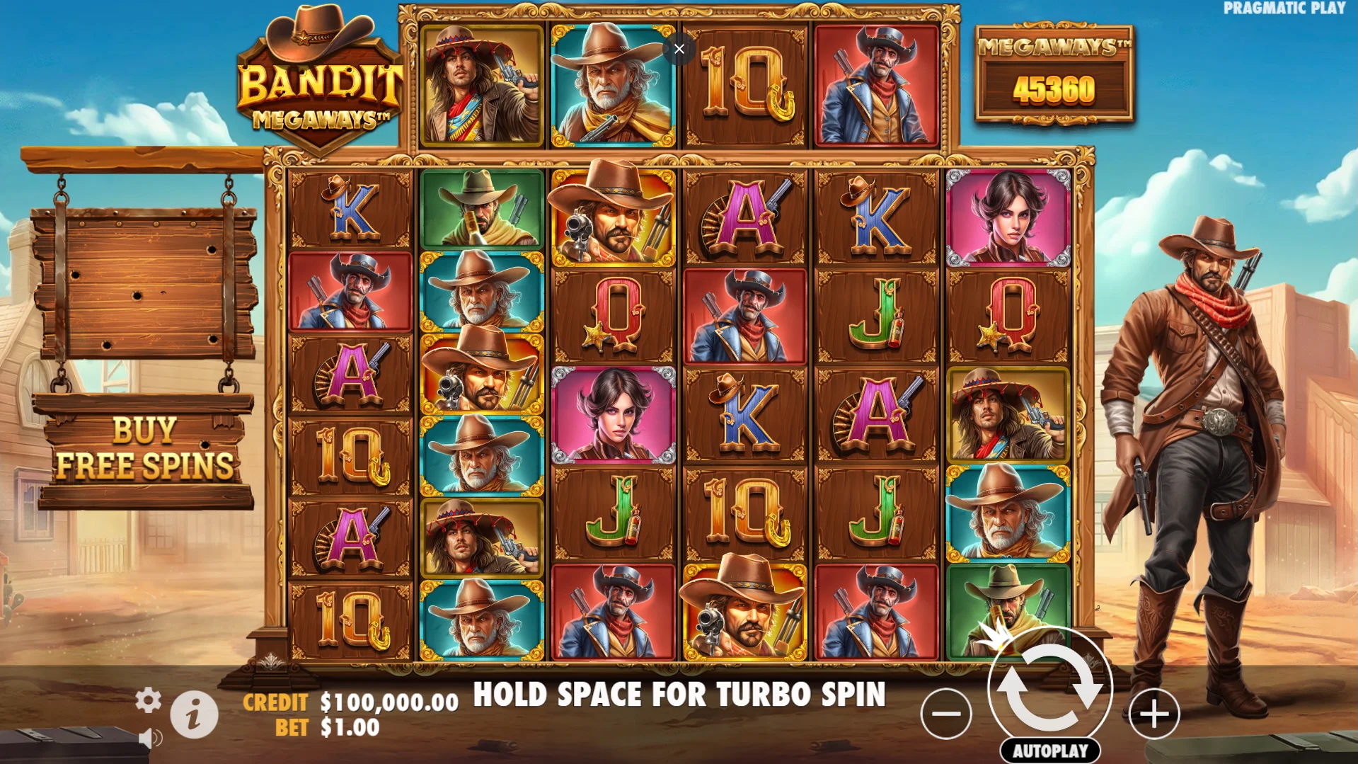 Bandit Megaways от Pragmatic Play